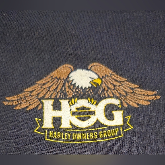 Harley Davidson motorcycles HOG Official Riding Club shirt biker tee Vintage 🔥 - Picture 4 of 5